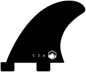 Liquid Force C 3.6 dual tab wakesurf replacement fin