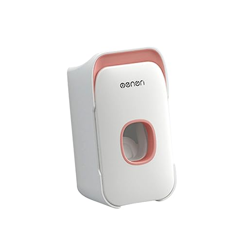 CALLARON 1Pieza Pasta De Automático De Pared Para Exprimidor Creativo y Práctico Color Rosa Soporte Para Pasta Para Bebés y Pequeños