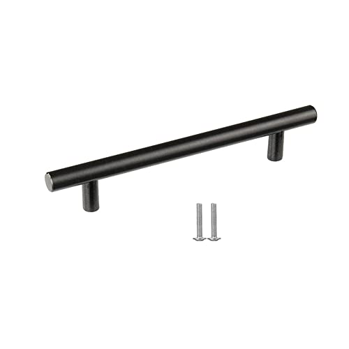 SYDARSYN Cupboard Handles, 6 Pack Black Cabinet Handles 96mm