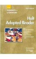 Paperback Elements of Literature: Adapted Reader First Course Book