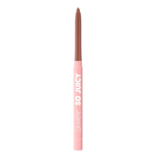 ColourPop So Juicy Plumping Lip Liner with Peptides - Long Lasting Lip Liner for Visibly Plumped & Shaped Lips - Enriched with Smoothing Ceramides & Peppermint - Jaguar (0.01 oz)