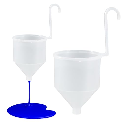 2 Pcs Medidores de Viscosidad para Pintura Kingdder miniatura 1