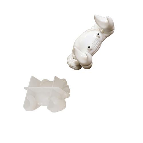 Molde De Resina Con Forma Cangrejo Con Características Desmontables Materiales Silicona Para Decoraciones Creativas Temática Molde Cangrejo Hecho A Mano