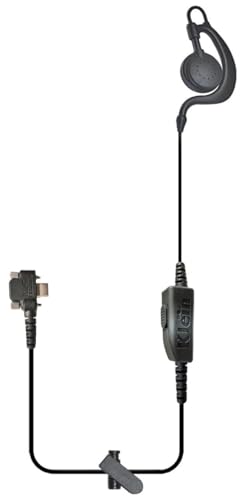 Auricular C-Ring con botón PTT para comunicación clara en Sonim XP PRO
