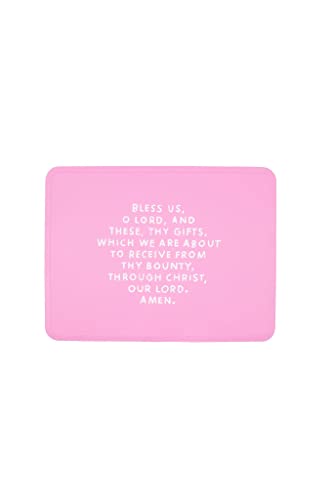 Image of Be A Heart Silicone Placemats for Kids and Toddlers, BPA-Free Non-Slip Baby Placemat, Baby Baptism Gift (Bubblegum)