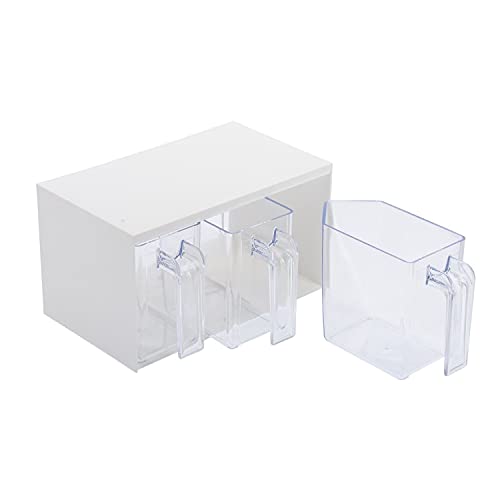 Westmark Schüttengehäuse, Mit drei Schütten, Fassungsvermögen: je 1 l, Kunststoff, Roma, Transparent/Weiß, 73052260 - Image 6