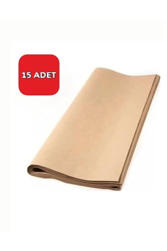 Premium Kraft Ambalaj Kağıdı 100×140 cm – Hediye & Çeyiz Paketleme Saman Kağıdı 15'li Büyük Set