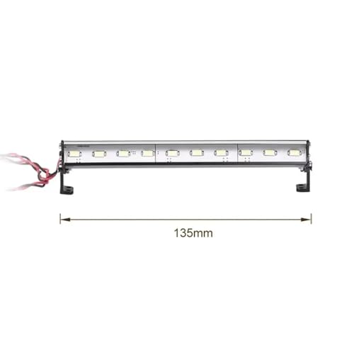 Luces LED de 135 mm para techo de coche RC compatible con Traxxas Slash y Axial 4