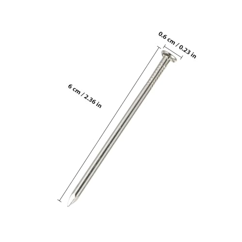 POPETPOP clavos para madera conjunto surtido 460 piezas acero inoxidable 304 variedad de tamaños incluye caja de almacenamiento miniatura 2