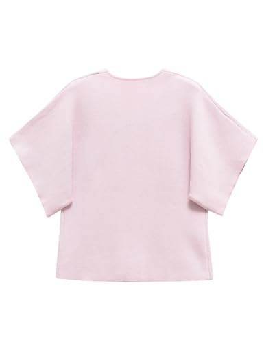 Image of Wanzetaly Womens Oversized Cardigans Short Sleeve Lightweight Button V Neck Casual Knit Sweater Outerwear