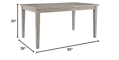 Signature Design By Ashley Parellen Modern Farmhouse Rectangular Dining Room Table, Gray #TOP7