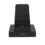 IPORT 72398 Connect Phone Dock - Fast Charging for iPhone & Payment Device | Charges from 0-50% in 30 Minutes | Works with Connect Case & PayCase | Reliable Dual Charging Station for Business Use