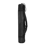 PATIKIL 32 Inch Tripod Monopod Case Bag, Nylon Camping Foldable Tripod Carrying Case Storage Bag with Shoulder Strap for Outdoor Travel Camping, Black