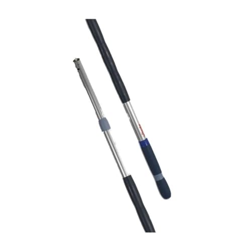 Manche télescopique balai aluminium VILEDA extensible 180 cm pour entretien maison et sols