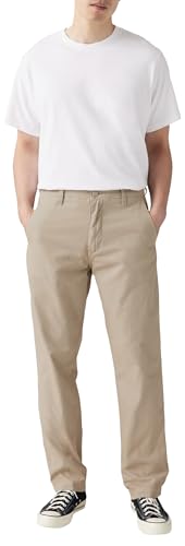 Levi's XX Chino Authentic Straight Pantalones, Vintage Khaki Rmn TW, 32W / 34L Hombre