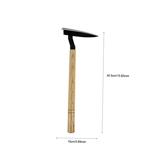 Azada triangular para jardín con mango largo y alta resistencia miniatura 2