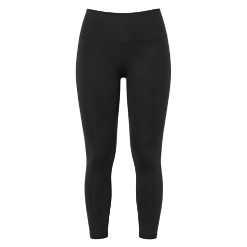 OUTDOOYOWS Ultra High Waist Postpartum Leggings for Women Buttery Soft 7/8 Length Leggings for New Moms Double Layer Waistband with Gentle Tummy Control Breathable Daily Wear Black Size L