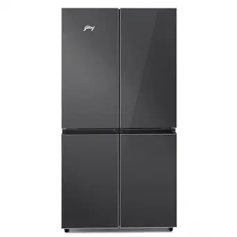 Godrej 670 L Four Door, Triple Zones with Convertible Mode, Advanced Controls Frost Free Inverter Refrigerator(2023 Model, RM EONVELVET 685 RIT GR BK, Graphite Black)