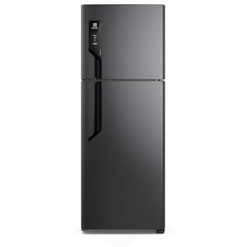 Geladeira Electrolux Frost Free 474L Efficient AutoSense Duplex Black Inox Look (TF71B) 127V