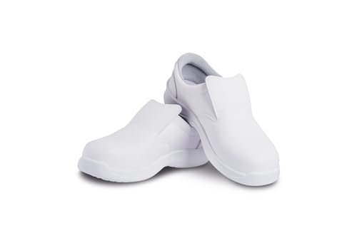Reposa Nurse - Scarpe Da Lavoro Uomo E Donna Con Puntale Di Sicurezza In Composito, Scarpe Sanitarie Donna Uomo Chiuse Senza Lacci, Scarpe Sanitarie E Cucina Comode Antiscivolo Antishock Antistatiche - 5