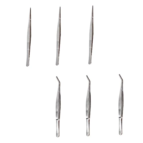 POPETPOP 6pcs Stainless Steel Serrated Tip for Daily Gardening Potted Plant Succulent Care Mini Garden Tools Grade
