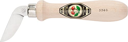 Preisvergleich Produktbild KIRSCHEN" Werkzeuge 3360000 / Kerbschnitzmesser mit seitwärts gebogener Schneide