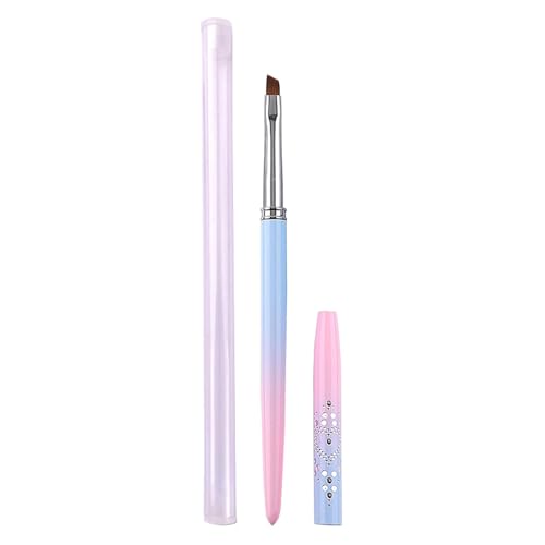 Nail Artt - Pinceles de diseño de uñas, cepillo de gel UV para construir uñas, cepillo para detalles de uñas, cepillo de uñas para arte de uñas, cepillo de gel de extensión de polietileno, cepillo de