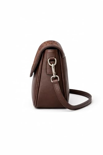 Image of Floral Embossed Crossbody Sling Bag Small Shoulder Handbag for Daily Use Travel & Shopping Phone Purse with Adjustable Strap Lightweight Trendy Bag for Ladies & Girls