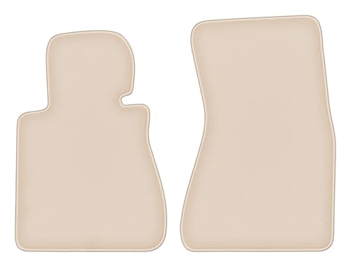 Tapis auto de prestige en velours beige pour BMW Série 7 E66