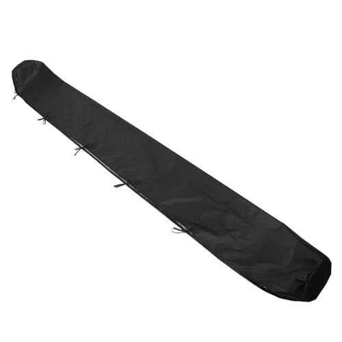 Yardenfun Store Enrouleur Rétractable 3 M en Tissu Oxford Imperméable Noir Bâche de Protection Anti-Uv Résistante aux Intempéries pour Terrasse Jardin et Camping-Car Housse de Store