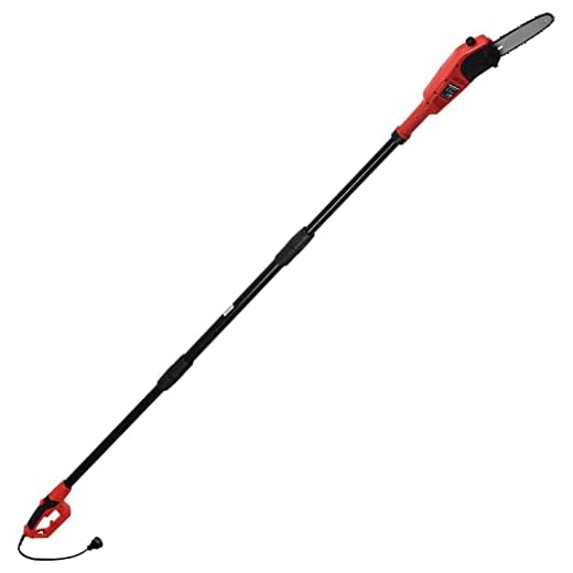 PowerSmart Pole Saw, 8-inch 6 Amp Telescoping Electric Pole Saw, Electric Pole Saw, Lightweight Pole Saw, Automatic Lubrication System Included, Height Adustable, PS6108