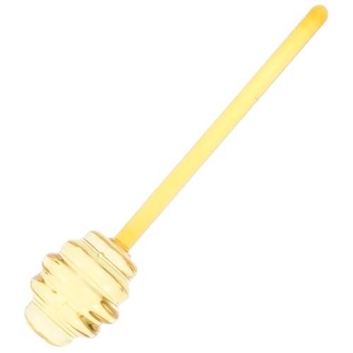 Varilla para remover miel de vidrio amarillo Gadpiparty de diseño creativo 2