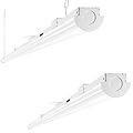 Lightdot Compact 8FT LED Shop Lights, 110W [Eqv. to 440W HPS/WH] 14500LM 5000K, 8 Foot LED Shop Lights for Garage Warehouse, Suspend/Flush Mount Energy-Saving up to 4015W/5Y(5hrs/Day)-6Pack
