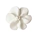 Mini Edible Royal Icing Flowers (36 Count), Petite Edible Flower Cake Decorations, Edible Flowers for Cupcakes, Flowers with Pearl Sprinkles for Cakes & Cupcakes, by Global Sugar Art (White, 36 Count)