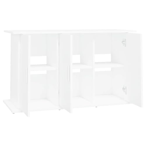 Support pour aquarium en bois blanc meuble intérieur stable