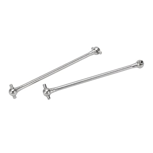 VGEBY RC Car Drive Shaft (2 Pair), Heavy Duty Stainless Steel, Ideal Replacement for WLtoys 144001, 144002, 124018, 124019