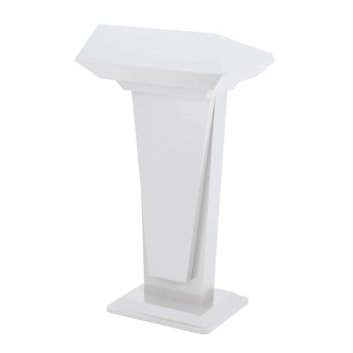DUANHOZ Lectern Podium Stand, Podium Stand Portable Lecterns Laptop Desk Podiums Iron Paint Podium Stand 63x45x117.5cm Simple Hotel Reception Desk Standing Lectern Has many uses