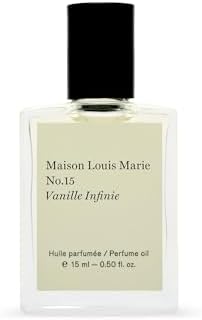 Maison Louis Marie - No. 15 Vanille Infinie Natural Roll-On Perfume Oil | Luxury Clean Beauty + Non-Toxic Fragrance (0.5 fl oz | 15 ml)