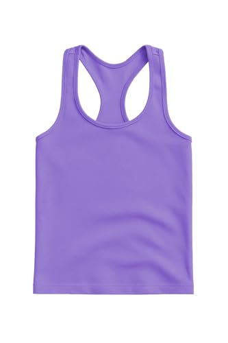 Image of Kurve Premium Girls Seamless Supersoft Wide Strap Comfortable Racerback Tank (Made with Love in The USA)