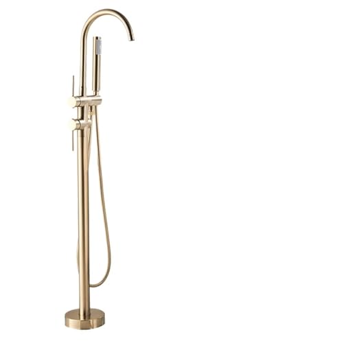 Robinet de baignoire autoportant noir eau chaude froide XANAYXWJ