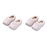 Puppenhaus-miniaturen – aus hochwertigem und robustem material für eine praktische verwendung, miniatur-holzschuhe