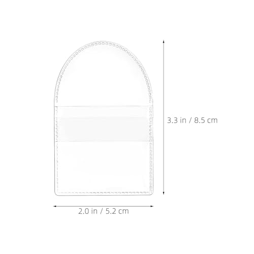 Sobres transparentes para monedas con fundas protectoras impermeables de PVC hermético 2