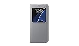 Samsung Galaxy S7 edge Case S-View Flip Cover - Silver
