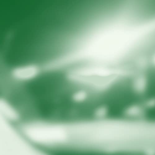 Green Glass Reflection