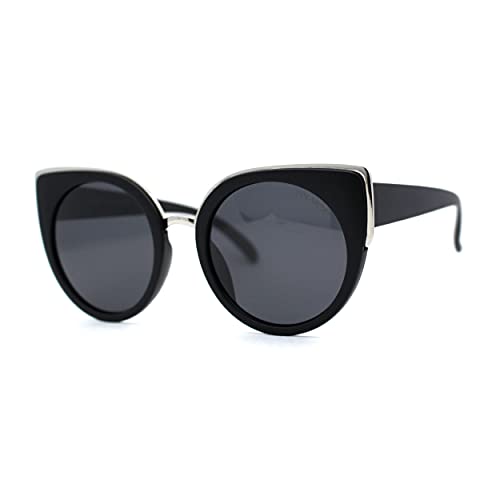 SA106 Womens Polarized Lens Mod Goth Cat Eye Fashion Retro Sunglasses