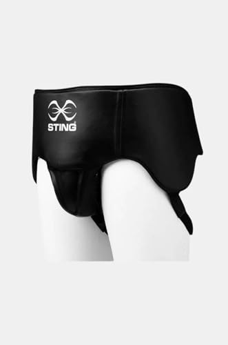 Sting Sports Orion Adults Abdominal Groin Guard, Large, Black