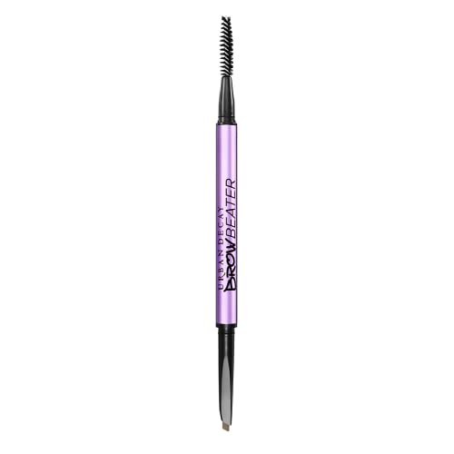 Urban Decay Brow Beater, Taupe Trap - Microfine Brow Pencil & Brush - Long-Lasting, Waterproof - Precise, Teardrop Tip For Smooth, Even Application #TOP9