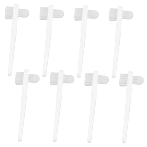 FONDOTIN 8pièces Brosse Pour Dentier Multifonctionnelle Mini à Double Tête Nettoyage Portable Pour Maison Pratique