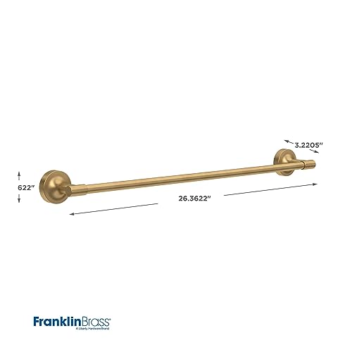 Franklin Brass Voi24-Bb Voisin 24 Inch Towel Bar In Satin Gold #TOP5