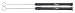 Stagg SBRU20-RM Retractable Wire Brush with Rubber Handles
